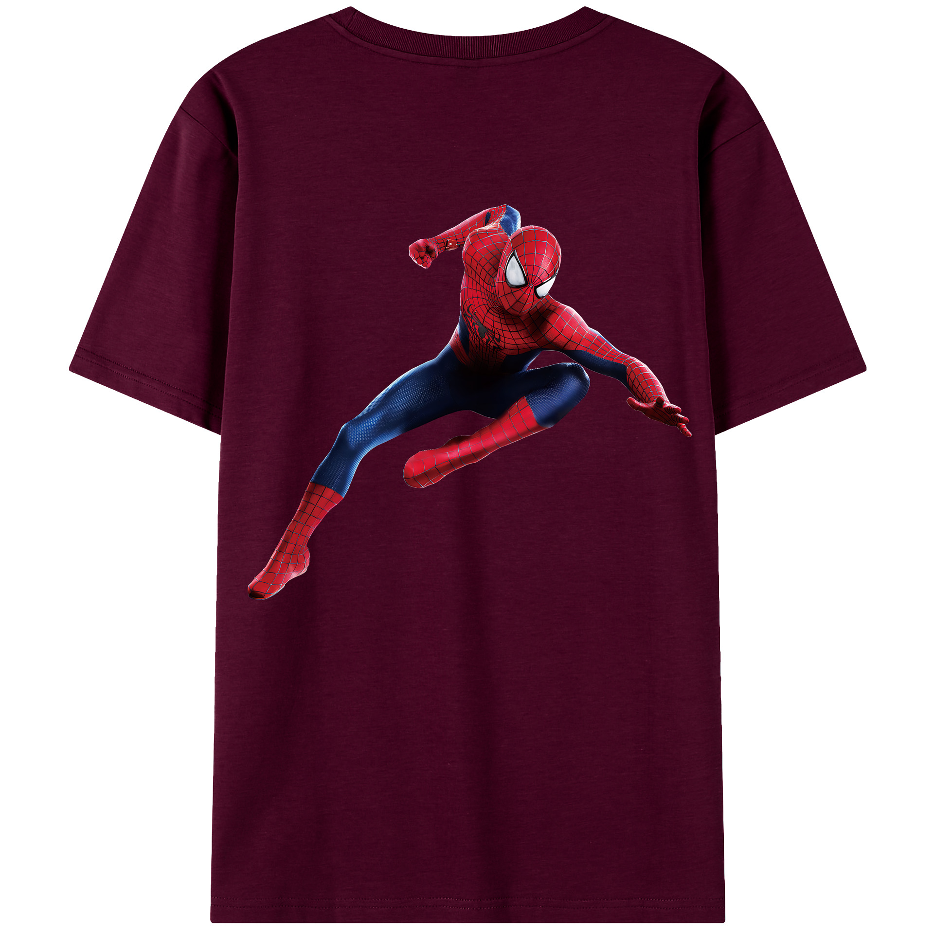 （画像用） Spider Man スパイダーマン レディース半袖Tシャツ(バックプリント)